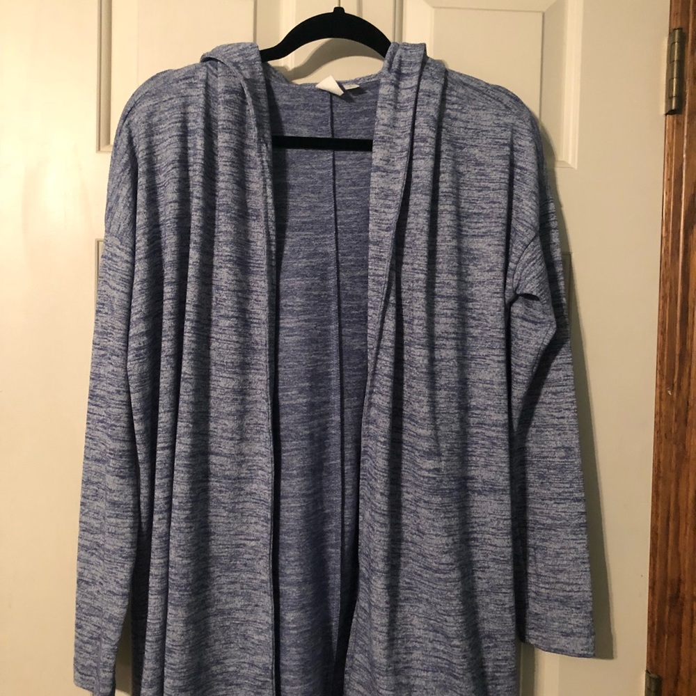 GAP soft spun open hooded cardigan